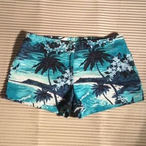 Express shorts tropical print size 5/6